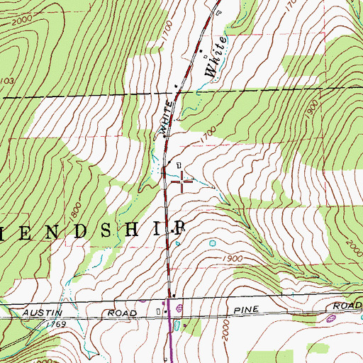 Topographic Map of Friendship Amish School, NY