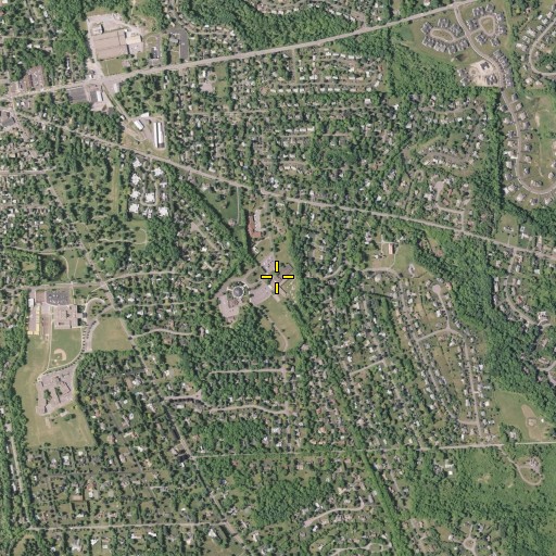 Aerial/Satellite Image of Immaculate Conception School, NY