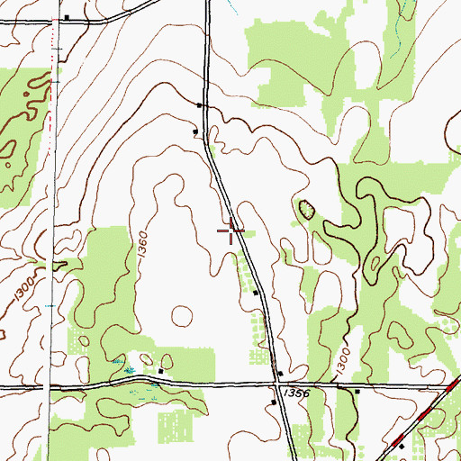 Topographic Map of Pine Grove Mennonite School, NY