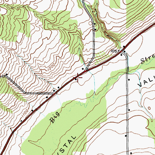 Topographic Map of Scenic Valley Mennonite School, NY