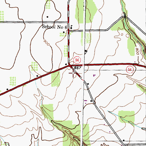 Topographic Map of Torrey Ridge Mennonite School, NY