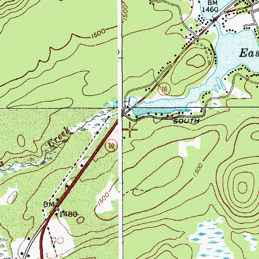 Topographic Map of Wheelerville Union Free School, NY