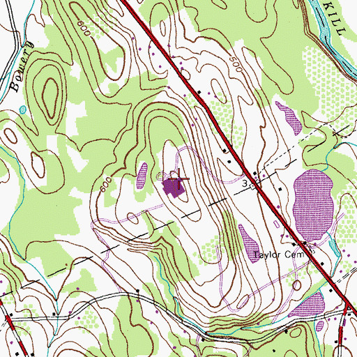 Topographic Map of Cairo - Durham High School, NY