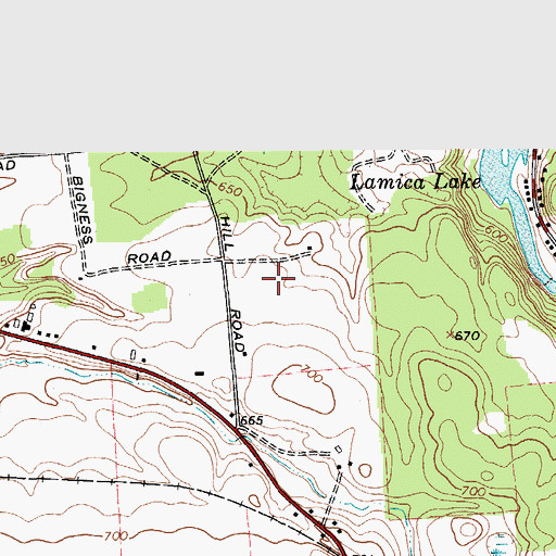 Topographic Map of Franklin Correctional Facility, NY