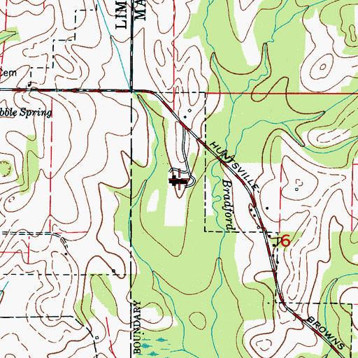 Topographic Map of Bradford Health Services Huntsville Adult / Adolescent Treatment Center, AL