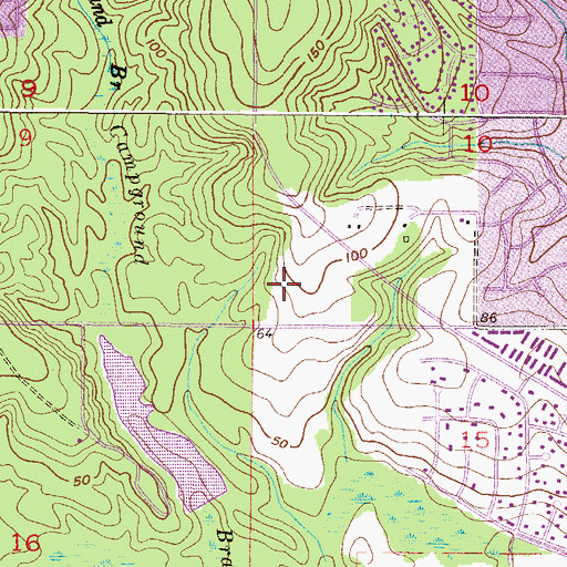 Topographic Map of Infirmary Long Term Acute Care Hospital, AL
