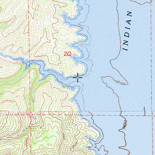 Topographic Map of Long Canyon, CA