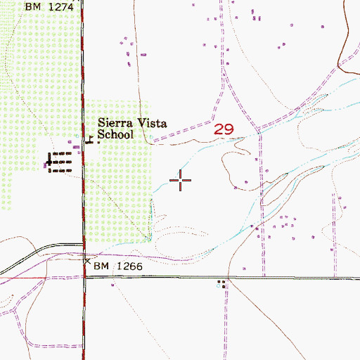 Topographic Map of Glendale Public Library Foothills Branch, AZ