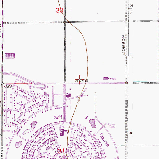 Topographic Map of Maricopa County Library District Ed Robson Branch, AZ