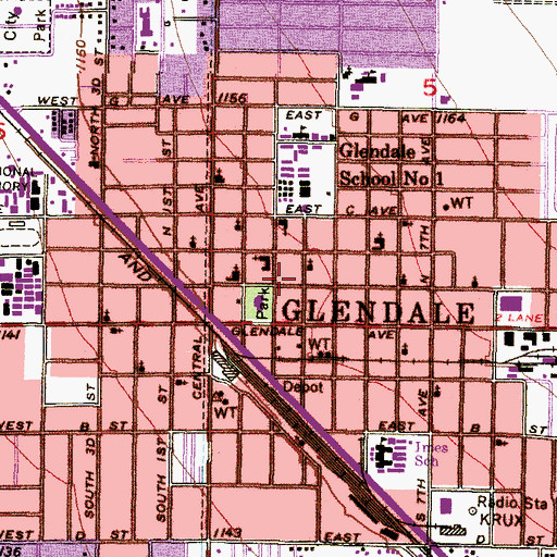 Topographic Map of The Bead Museum, AZ