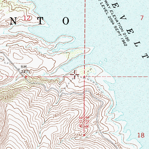 Topographic Map of Vineyard Canyon Picnic Area, AZ