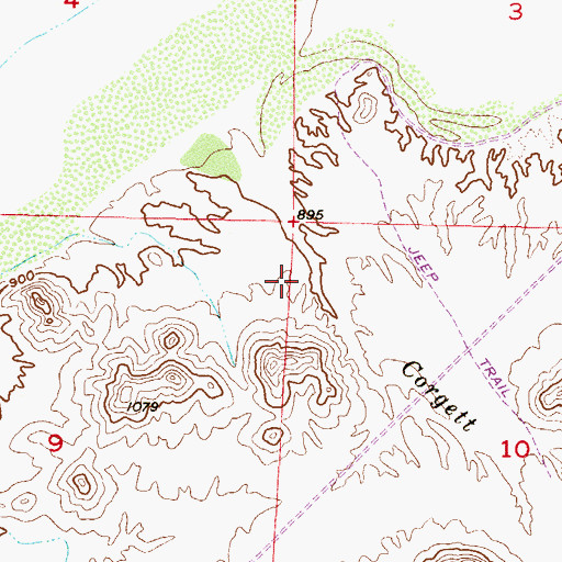 Topographic Map of City of Estrella Wastewater Treatment Plant, AZ