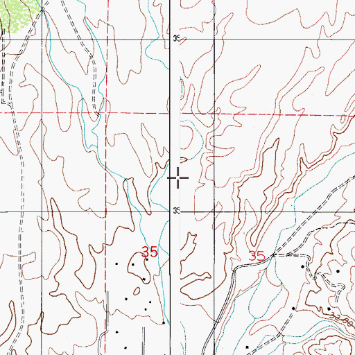 Topographic Map of Saddlebrooke Wastewater Treatment Plant, AZ