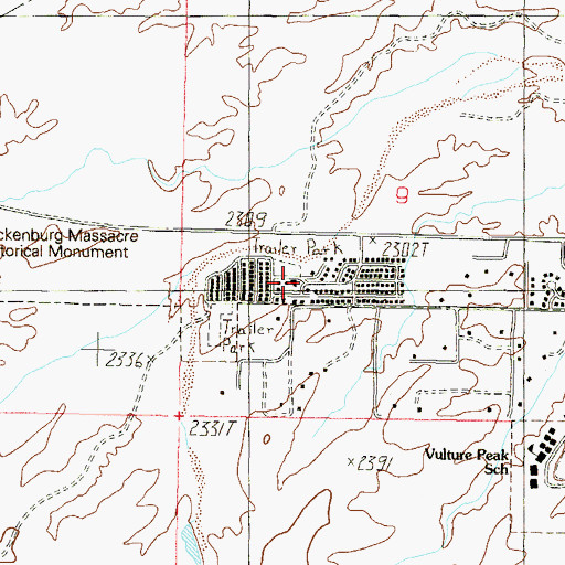 Topographic Map of Westpark Mobile Home Park, AZ