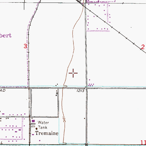 Topographic Map of Emeritus at Gilbert Assisted Living Center, AZ