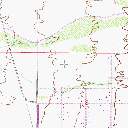 Topographic Map of Pleasant Valley Mobile Home Park, AZ