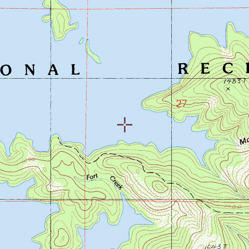 Topographic Map of McClure Gulch, CA