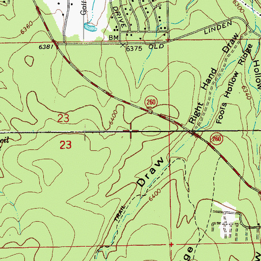 Topographic Map of Venture In Recreational Vehicle Resort, AZ