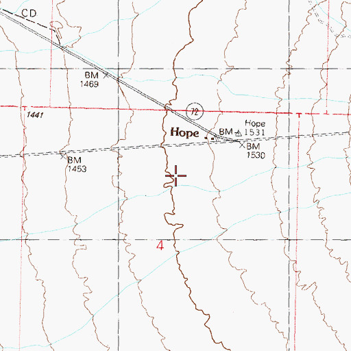 Topographic Map of Wagon West Recreational Vehicle Park, AZ