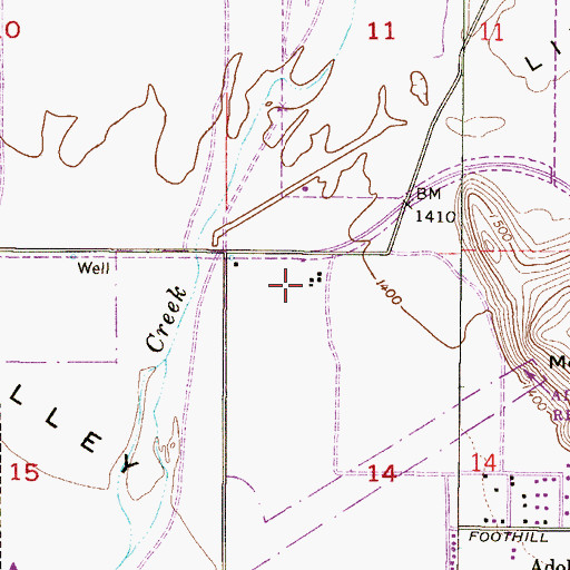 Topographic Map of Goelet A C Beuf Community Center, AZ