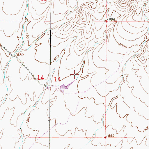 Topographic Map of Anthem Golf and Country Club, AZ