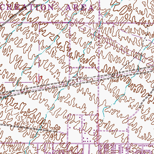 Topographic Map of Viewpoint Golf Resort Championship Course, AZ
