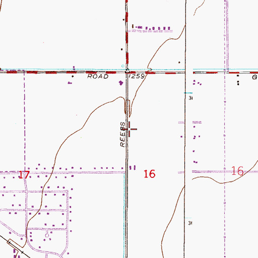 Topographic Map of Val Vista Post Office, AZ