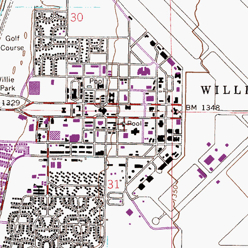 Topographic Map of Arizona State University Polytechnic Campus Physical Activity Center, AZ