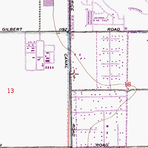 Topographic Map of Park Regency Assisted Living Center, AZ