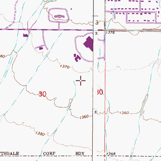 Topographic Map of Advanced Health Care of Scottsdale, AZ