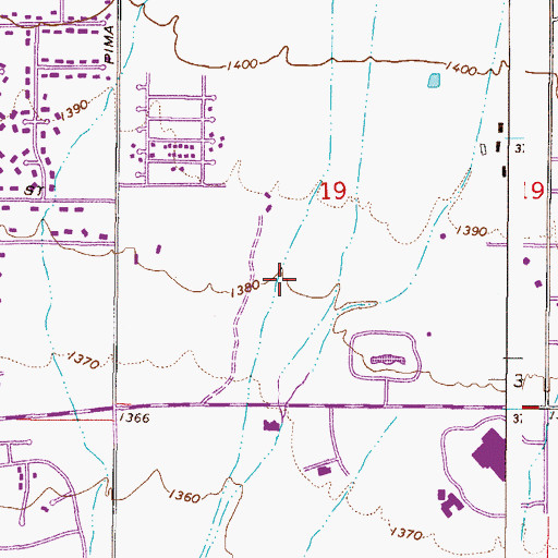 Topographic Map of Avalon Care Center - Shadow Mountain, AZ