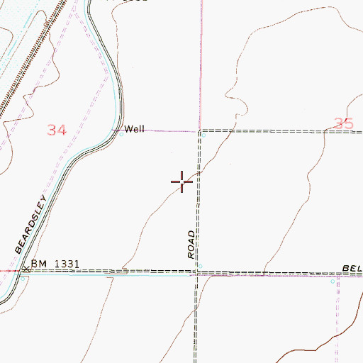 Topographic Map of Arizona Traditions Golf Club, AZ