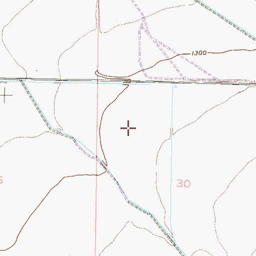 Topographic Map of Sun City Grand Desert Springs Golf Course, AZ