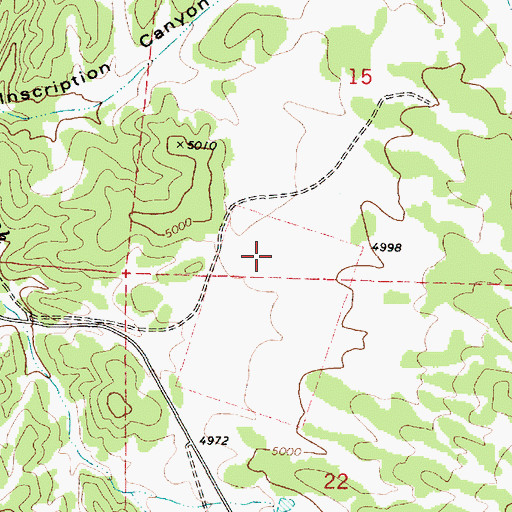 Topographic Map of Talking Rock Golf Club, AZ