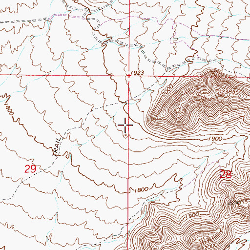 Topographic Map of The Silverleaf Club at DC Ranch, AZ