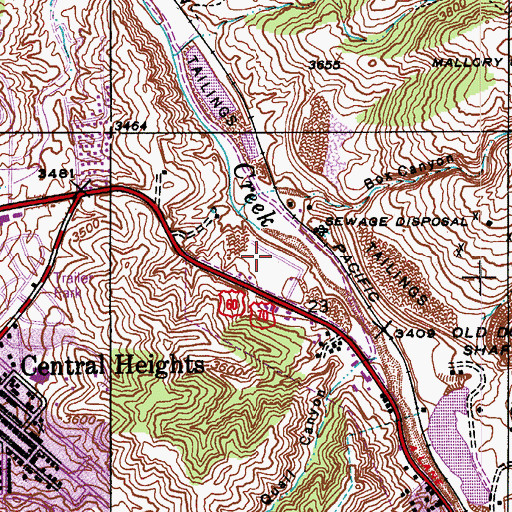 Topographic Map of Globe Mobile Home Park, AZ