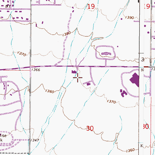 Topographic Map of Virginia G Piper Cancer Center at Scottsdale Healthcare, AZ