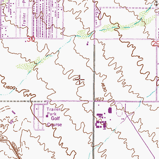 Topographic Map of Horizon Bay - Apache Junction, AZ