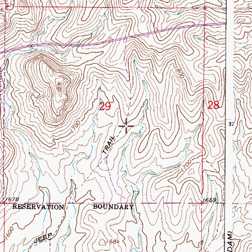 Topographic Map of Eagle Mountain Golf Club, AZ