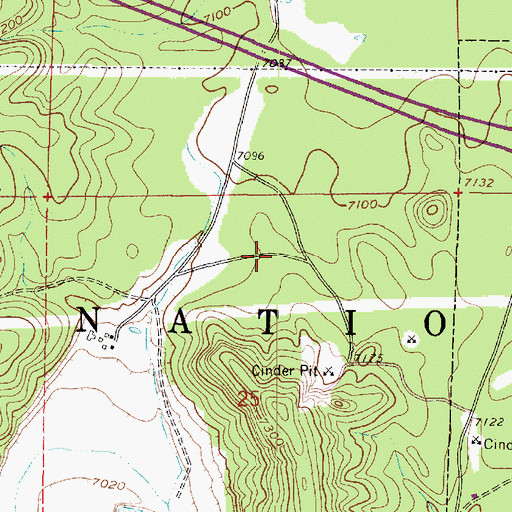 Topographic Map of Flagstaff Ranch Golf Club, AZ