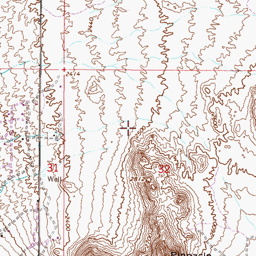 Topographic Map of The Estancia Club, AZ