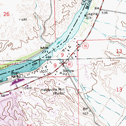Topographic Map of Silver Creek Assisted Living Center, AZ