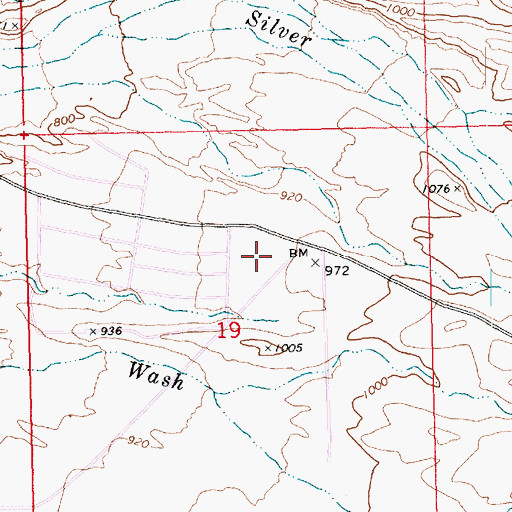 Topographic Map of The Legacy Rehabilitation and Care Center, AZ