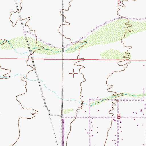 Topographic Map of Cimmaron Trails Mobile Home Park, AZ