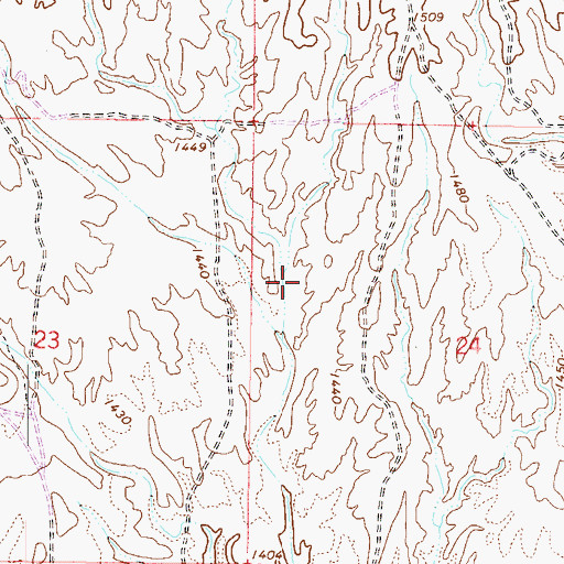 Topographic Map of Blackstone Country Club, AZ