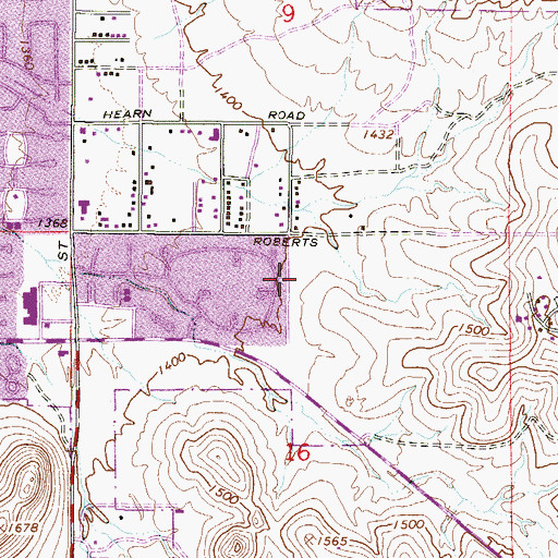 Topographic Map of Pointe Hilton Tapatio Cliffs Resort Lookout Mountain Golf Club, AZ