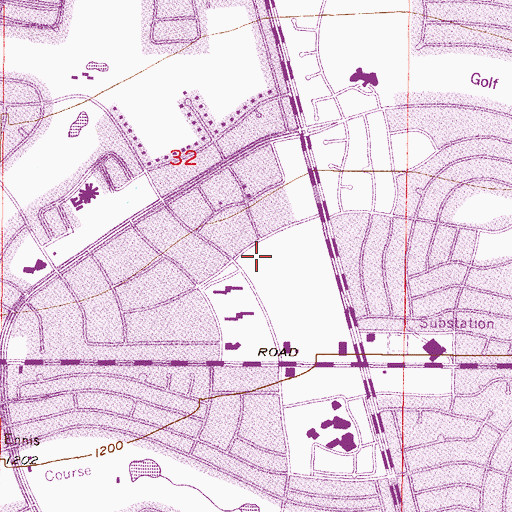 Topographic Map of The Heritage Palmeras Assisted Living Center, AZ
