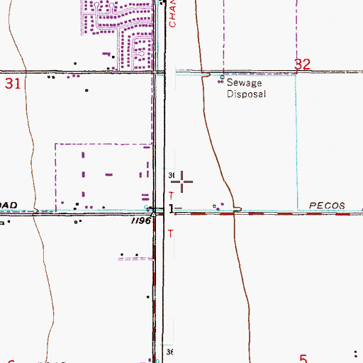 Topographic Map of Archstone Care, AZ