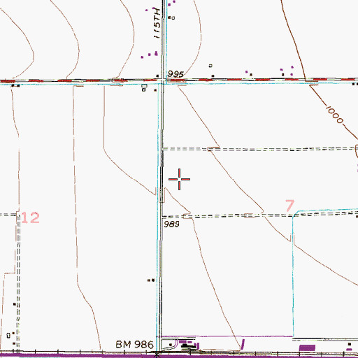 Topographic Map of Avondale Civic Center, AZ