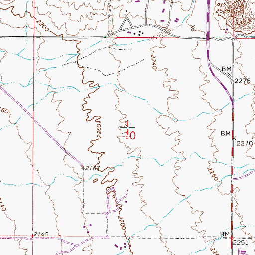 Topographic Map of Terravita Golf Club, AZ
